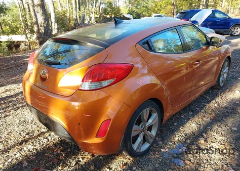 2012 Hyundai Veloster Base W/Black from USA, damaged, VIN KMHTC6AD4CU034489